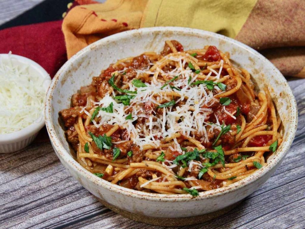 THIS ONE POT SPAGHETTI IS SO GOOD READERS MAKE IT TIME AFTER TIME visual data 4