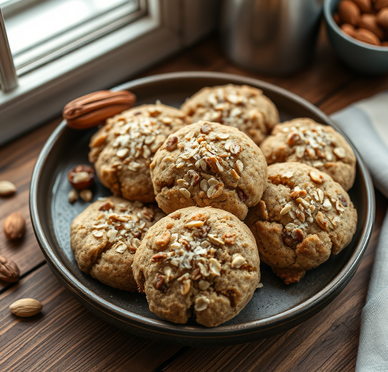 Almond, Date & Coconut Cookies — Gran Cooks