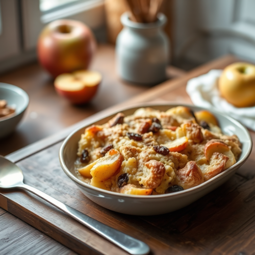 Apple-Raisin Bread Pudding — Gran Cooks