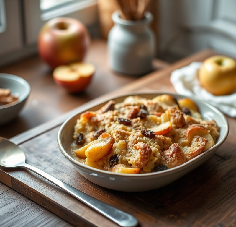 Apple-Raisin Bread Pudding — Gran Cooks