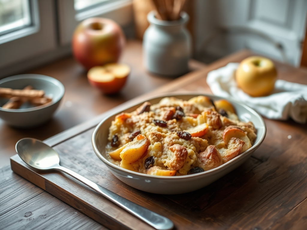 Apple-Raisin Bread Pudding — Gran Cooks