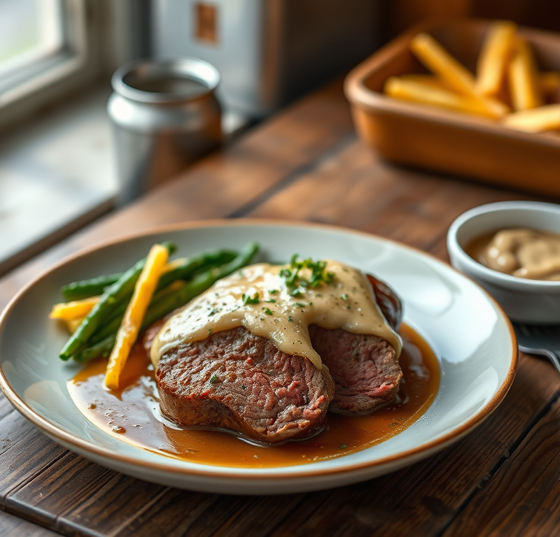 Baked Beef Tenderloin With Diane Sauce — Gran Cooks
