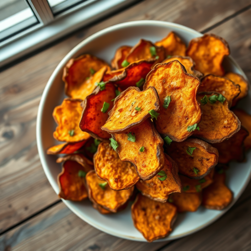 Baked Sweet Potato Chips — Gran Cooks