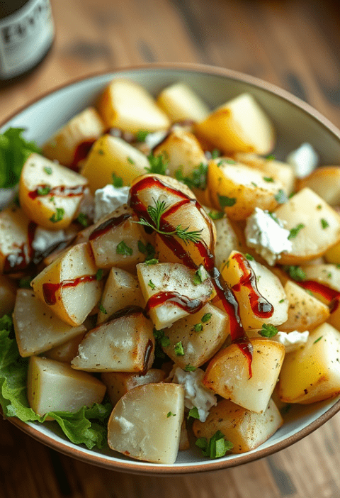 Balsamic Potato Salad Recipe — Gran Cooks