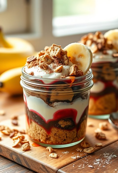 Banana Split Muffins in a Jar — Gran Cooks