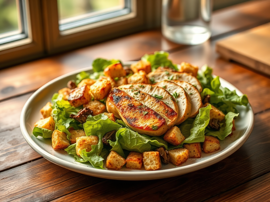 Better-for-You Grilled Chicken Caesar Salad — Gran Cooks