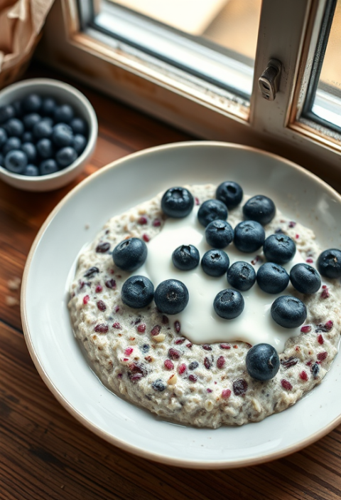 Blueberry Overnight Oats — Gran Cooks