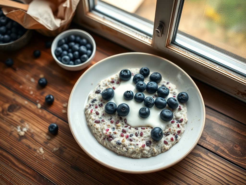 Blueberry Overnight Oats — Gran Cooks
