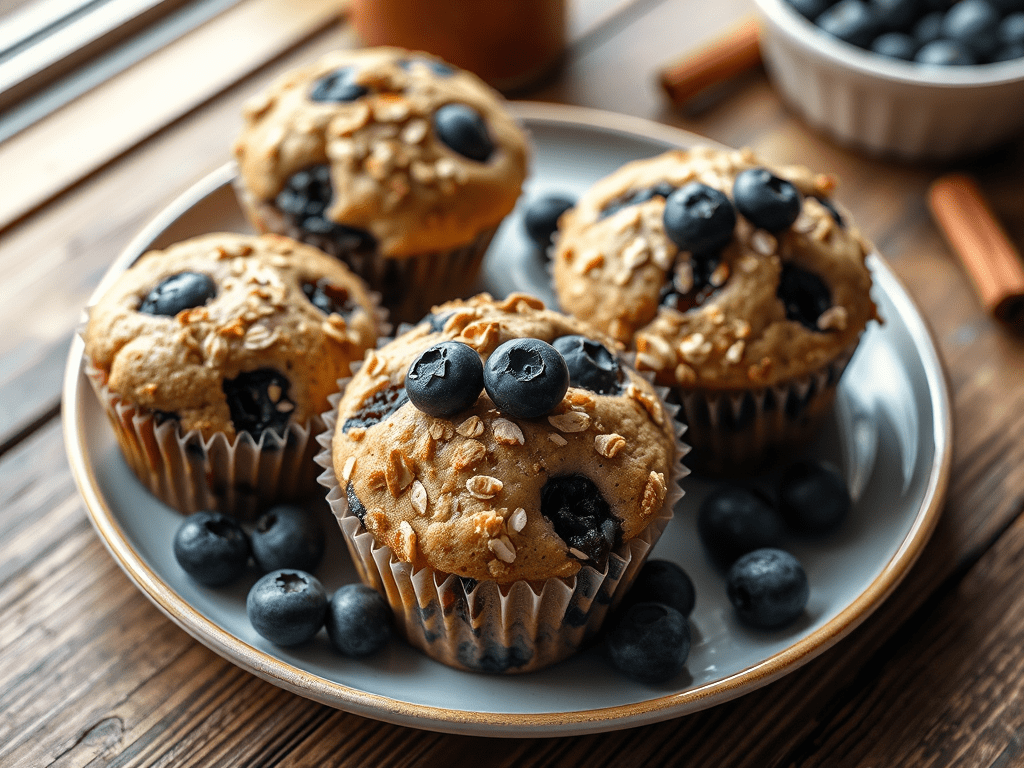 Blueberry- Cinnamon Muffins — Gran Cooks
