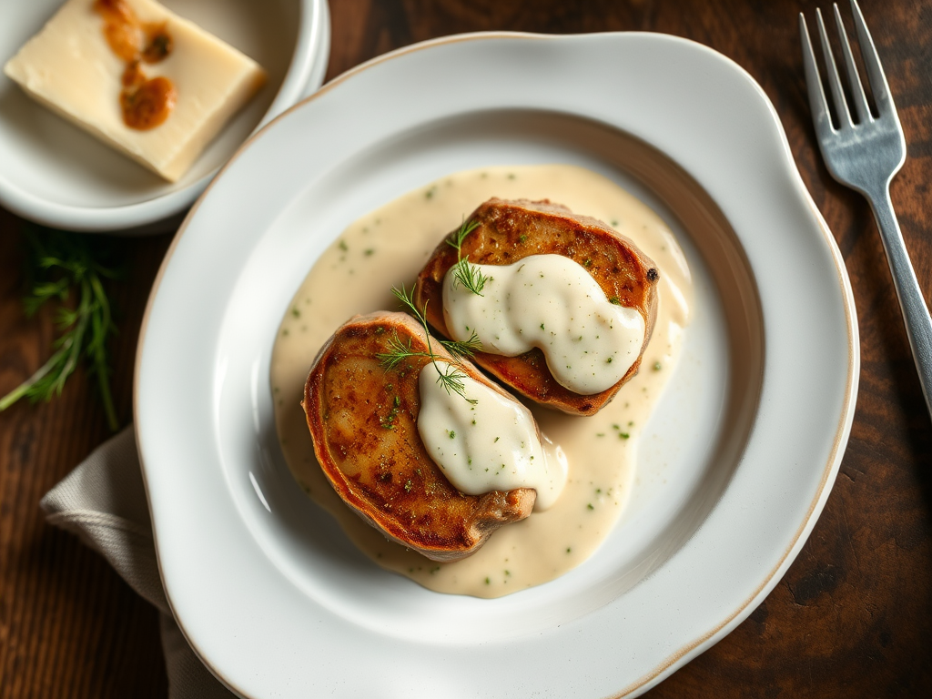 Braised Pork Chops With Dill Sauce Recipe — Gran Cooks