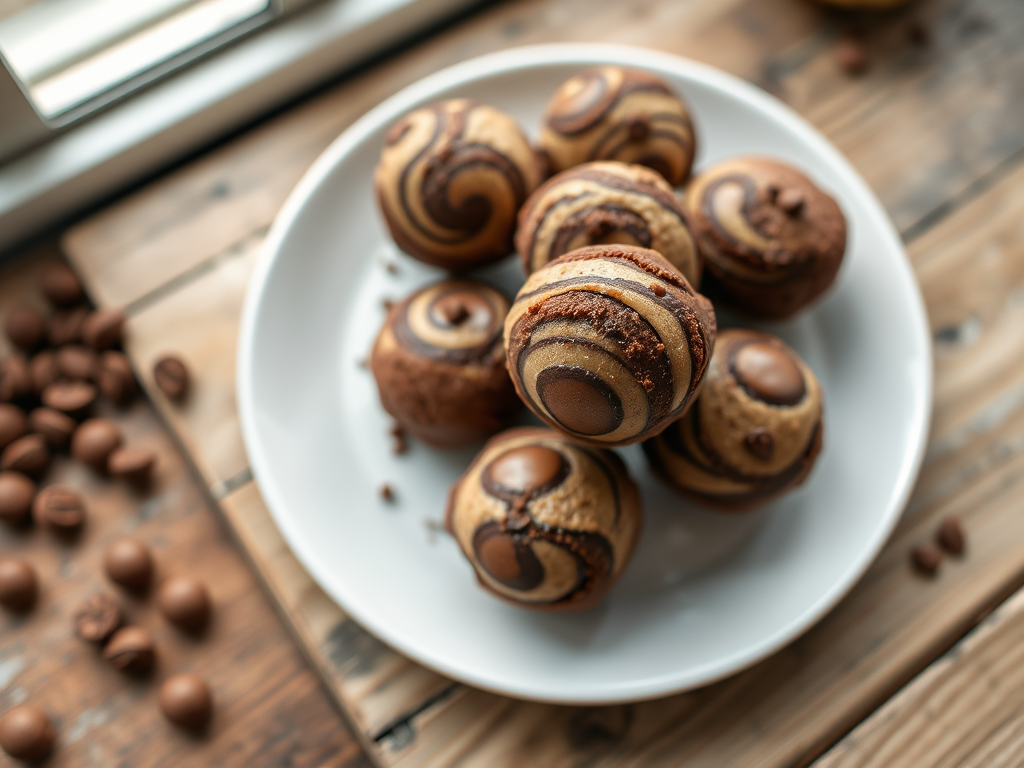 Brownie Cookie Dough Swirl Protein Balls — Gran Cooks