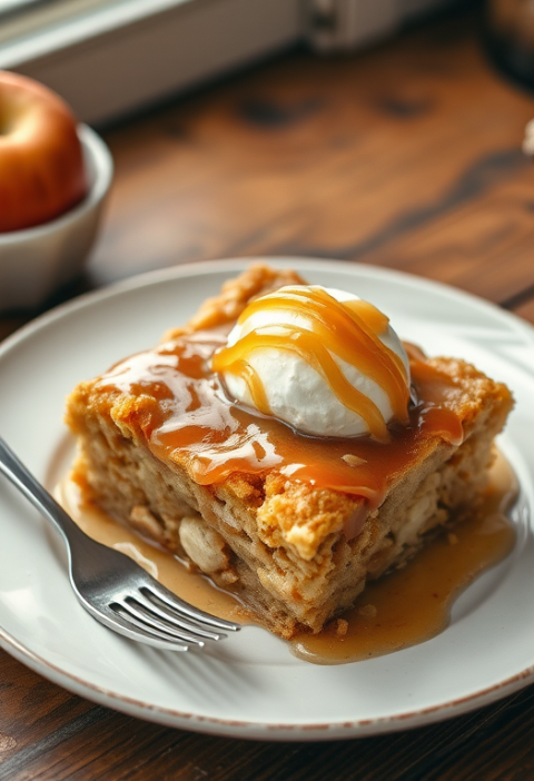 Caramel Apple Bread Pudding — Gran Cooks