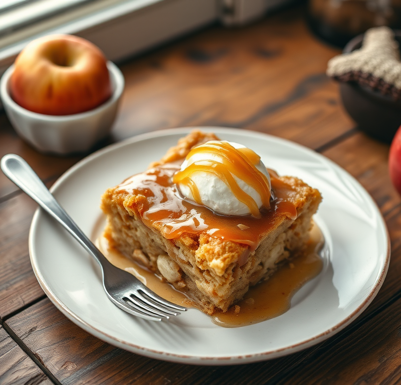 Caramel Apple Bread Pudding — Gran Cooks