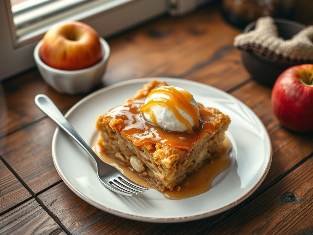 Caramel Apple Bread Pudding — Gran Cooks