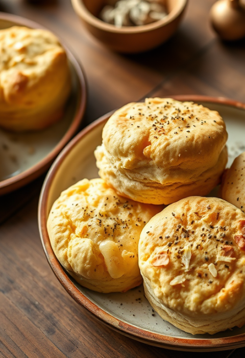 Cheddar and Black Pepper Biscuits — Gran Cooks