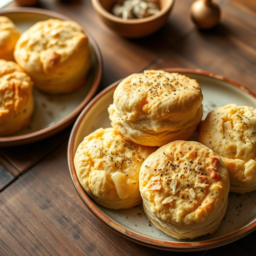 Cheddar and Black Pepper Biscuits — Gran Cooks