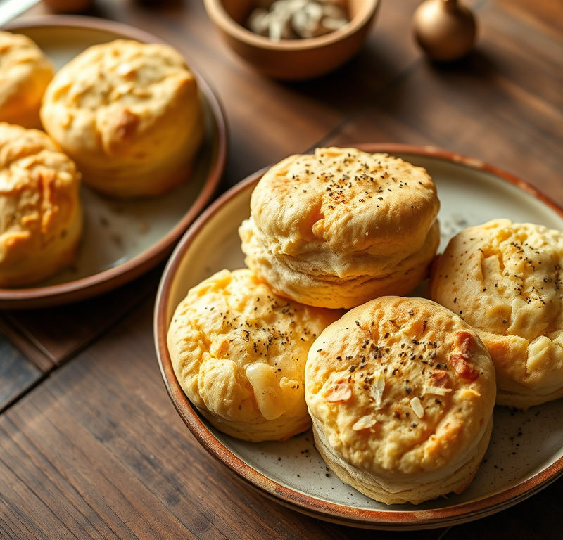 Cheddar and Black Pepper Biscuits — Gran Cooks