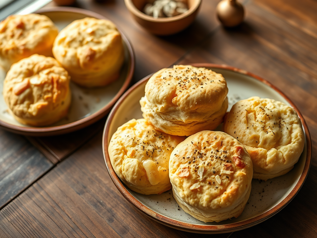 Cheddar and Black Pepper Biscuits — Gran Cooks