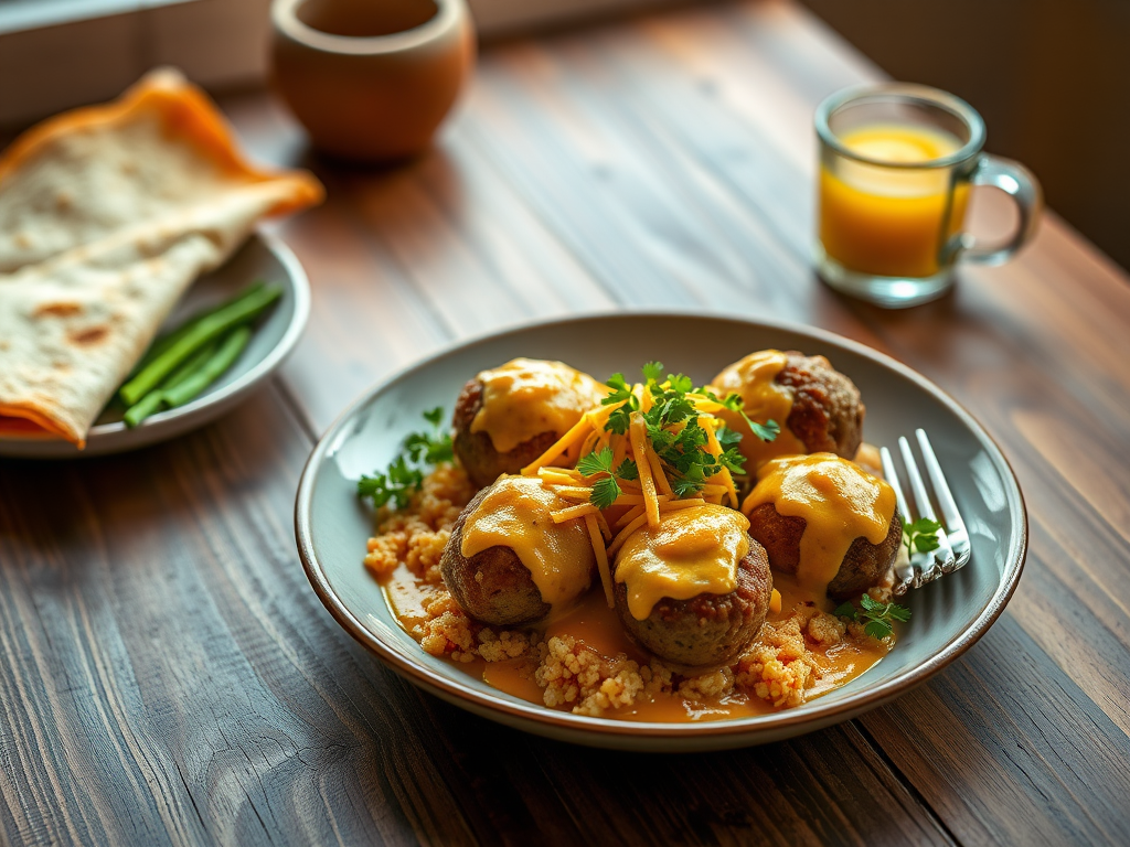 Cheesy Sausage Meatballs — Gran Cooks