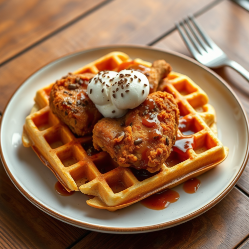 Chicken And Waffles Recipe — Gran Cooks
