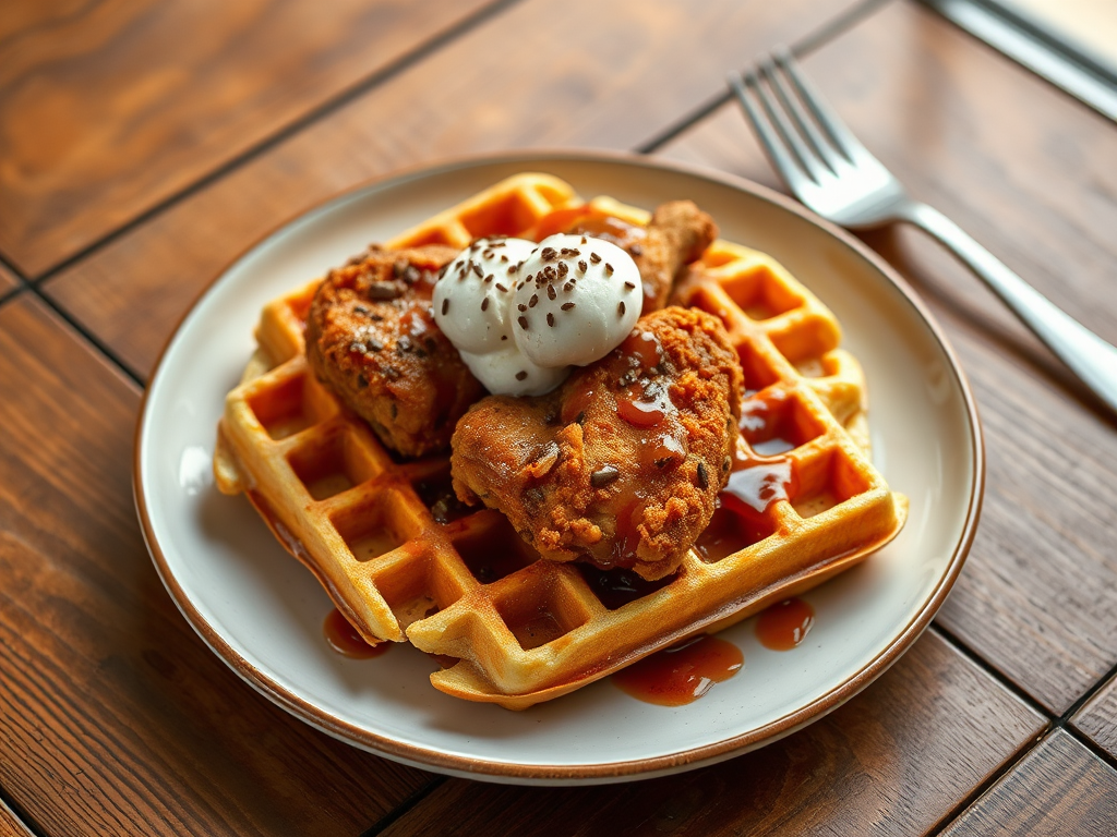 Chicken And Waffles Recipe — Gran Cooks