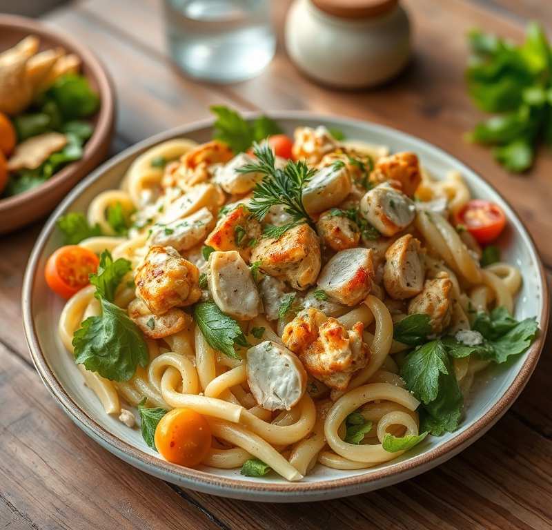 Chicken Caesar Pasta Salad — Gran Cooks