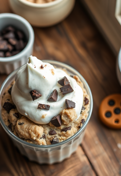 Chocolate Chunk Cookie Dough Frozen Yogurt — Gran Cooks