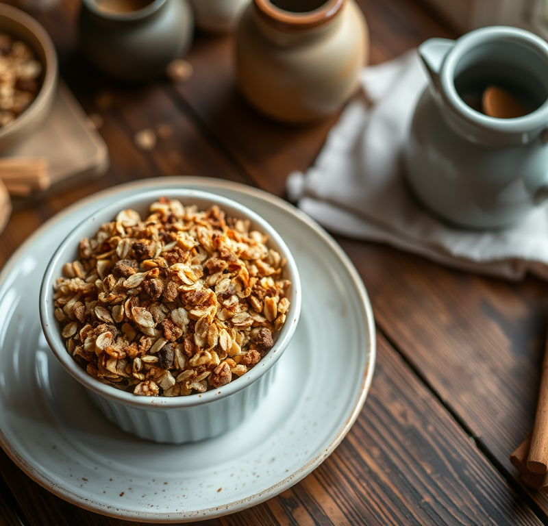 Cinnamon Stove Top Granola — Gran Cooks
