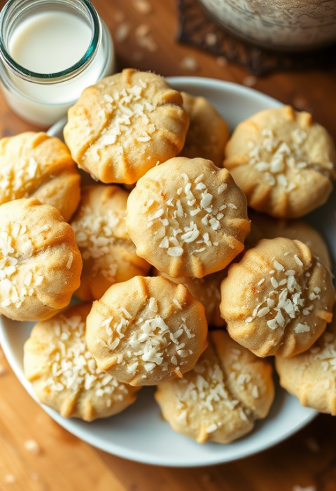 Coconut Rolled Sugar Cookies — Gran Cooks