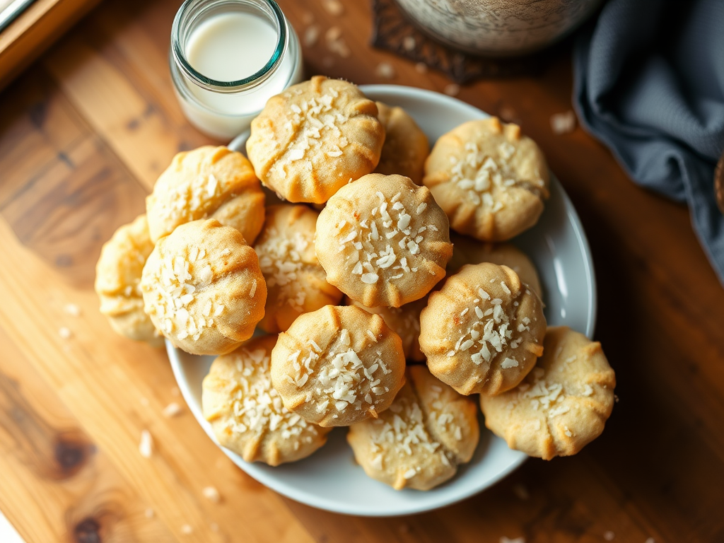 Coconut Rolled Sugar Cookies — Gran Cooks