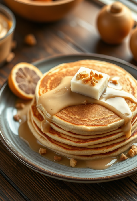 Creamy Peanut Butter Pancakes — Gran Cooks