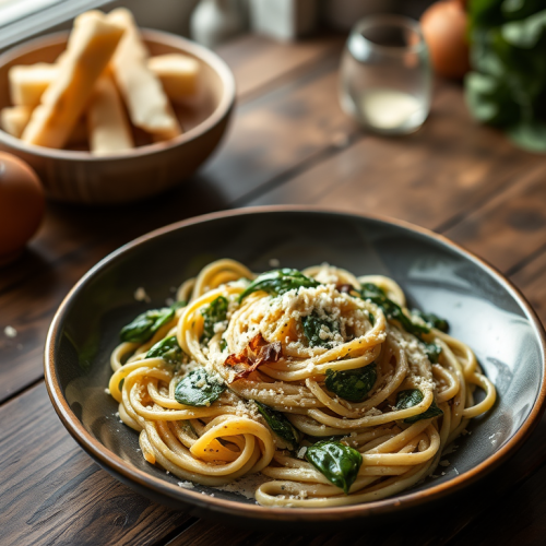 Creamy Spinach Pasta — Gran Cooks