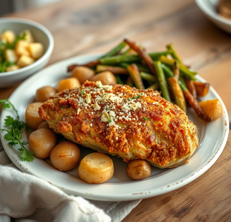 Crispy Baked Chicken Made With Instant Potatoes — Gran Cooks