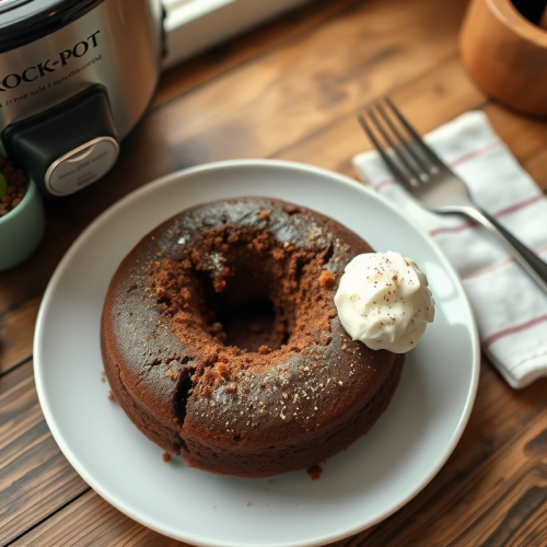 Crock Pot Chocolate Cake — Gran Cooks