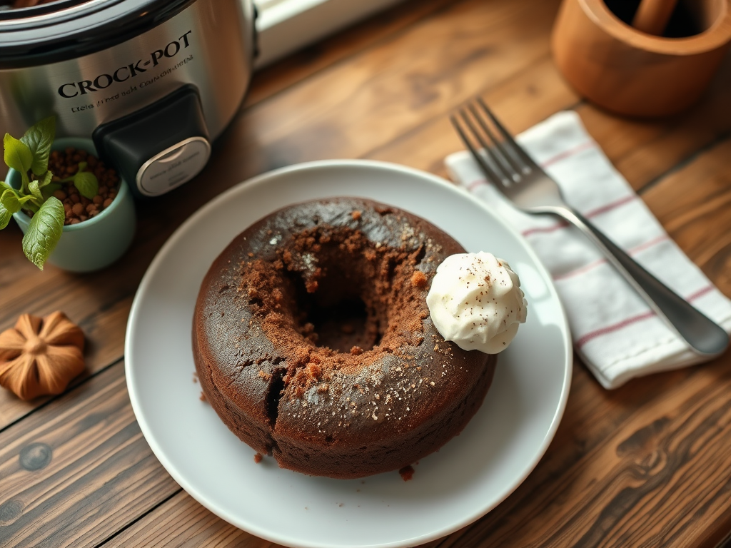 Crock Pot Chocolate Cake — Gran Cooks