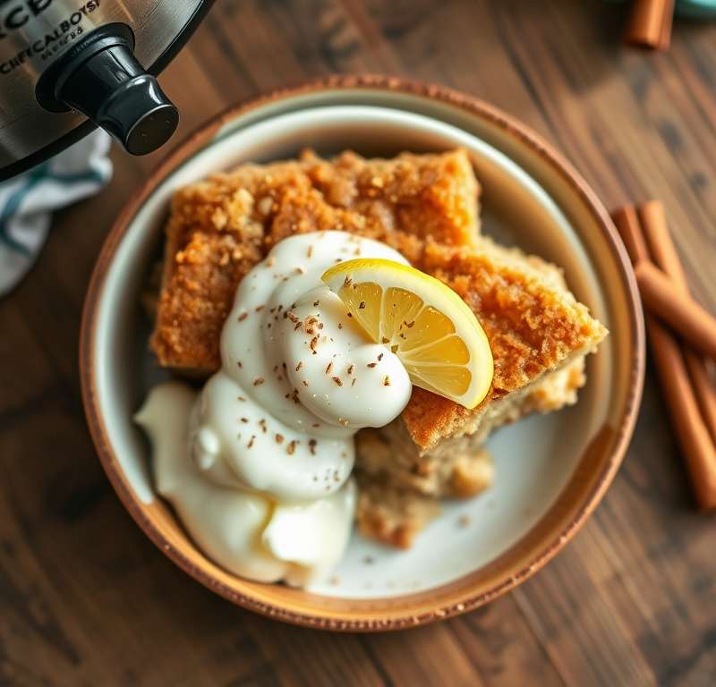 Crockpot Cinnamon Coffee Cake — Gran Cooks