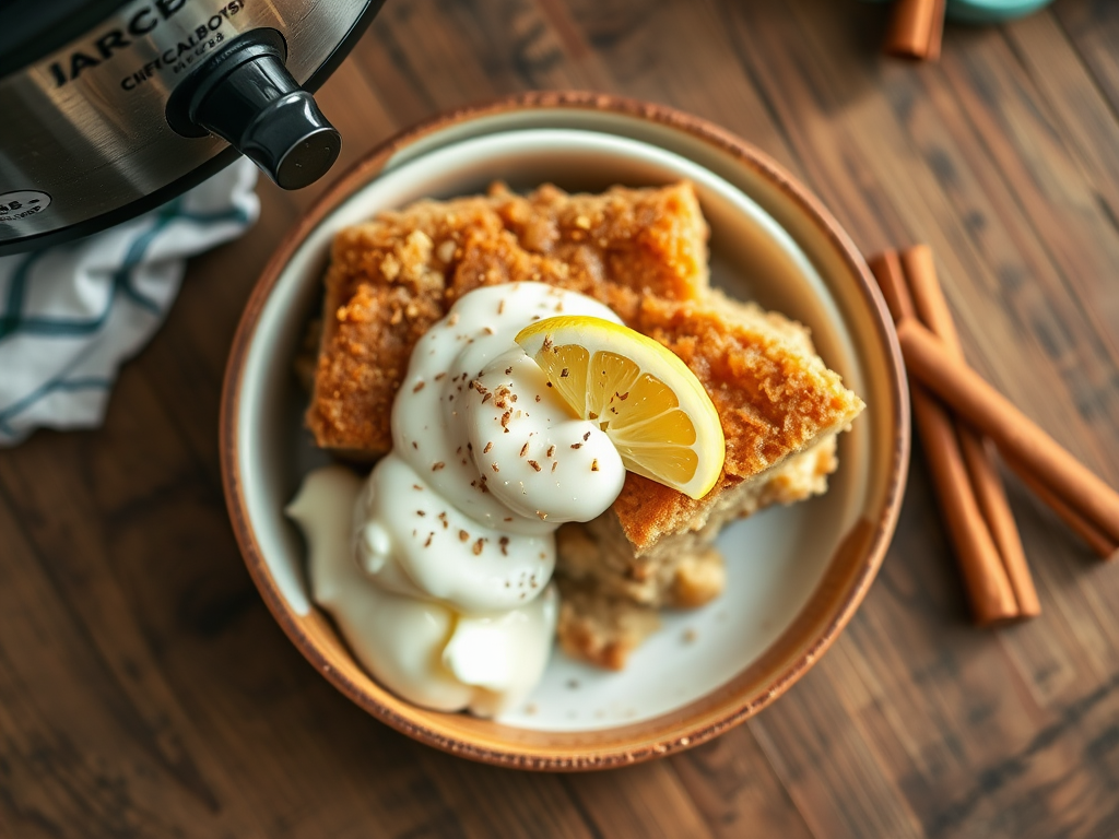 Crockpot Cinnamon Coffee Cake — Gran Cooks