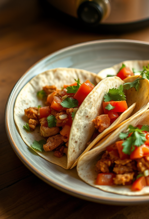 Dana's Slow Cooker Chicken Tacos — Gran Cooks