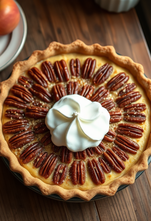 Deep Dish Pecan Pie With Cream Cheese Crust Recipe — Gran Cooks