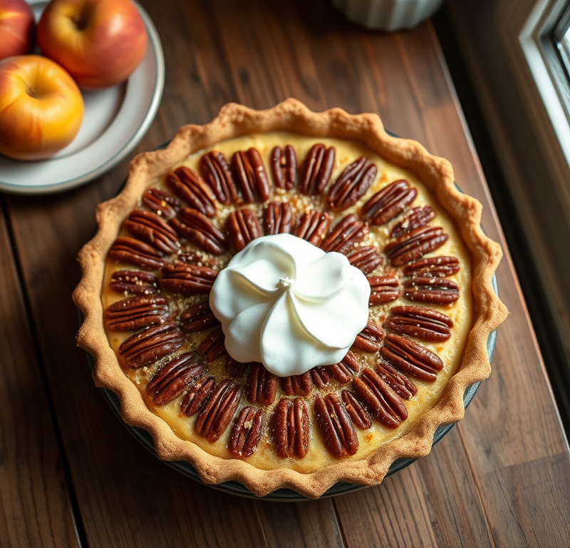 Deep Dish Pecan Pie With Cream Cheese Crust Recipe — Gran Cooks