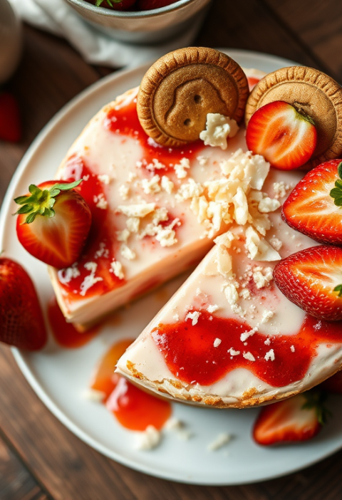 Easy Strawberry Cheesecake — Gran Cooks
