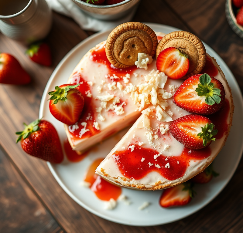 Easy Strawberry Cheesecake — Gran Cooks