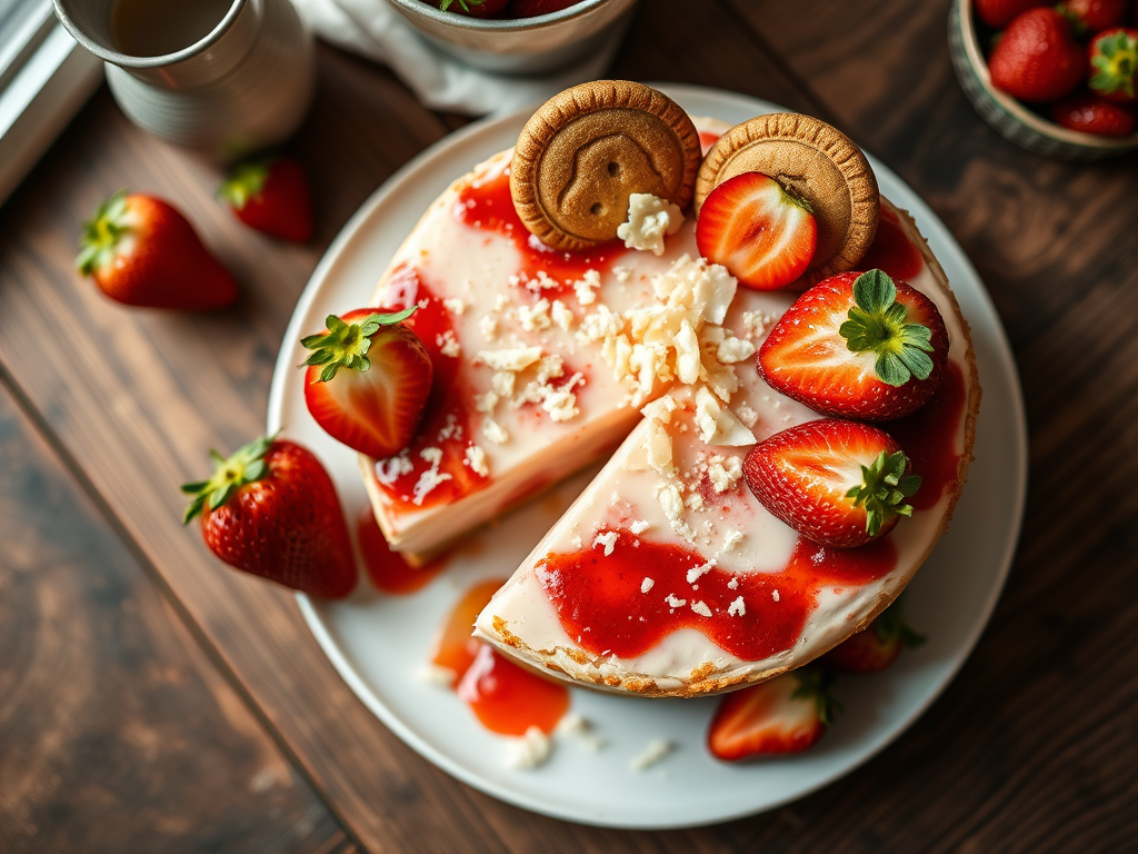 Easy Strawberry Cheesecake — Gran Cooks