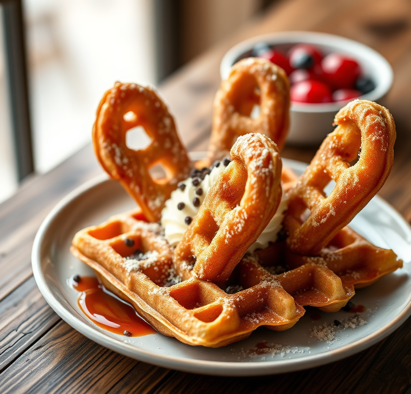Elephant ears/ churro waffles — Gran Cooks