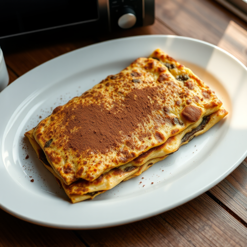 Fat-Free Protein-Packed Chocolate Omelette (Microwave) — Gran Cooks
