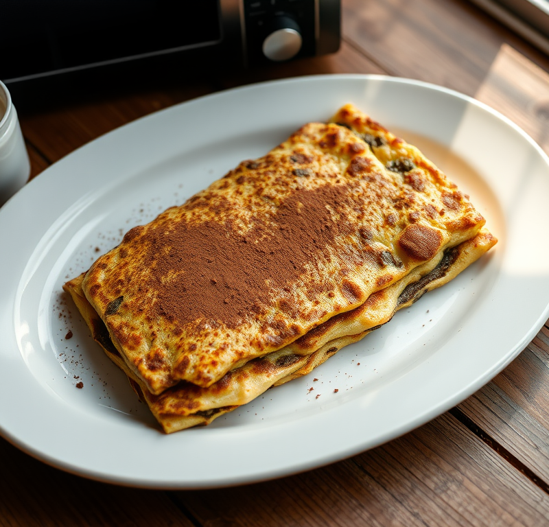 Fat-Free Protein-Packed Chocolate Omelette (Microwave) — Gran Cooks
