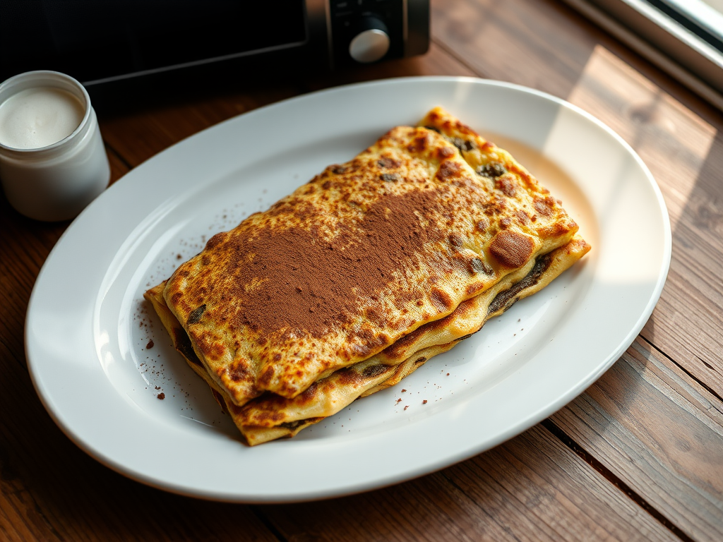 Fat-Free Protein-Packed Chocolate Omelette (Microwave) — Gran Cooks