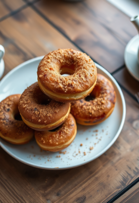 French Toast Doughnuts — Gran Cooks