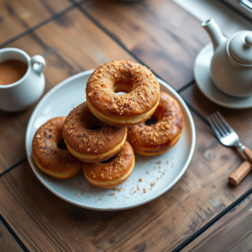 French Toast Doughnuts — Gran Cooks