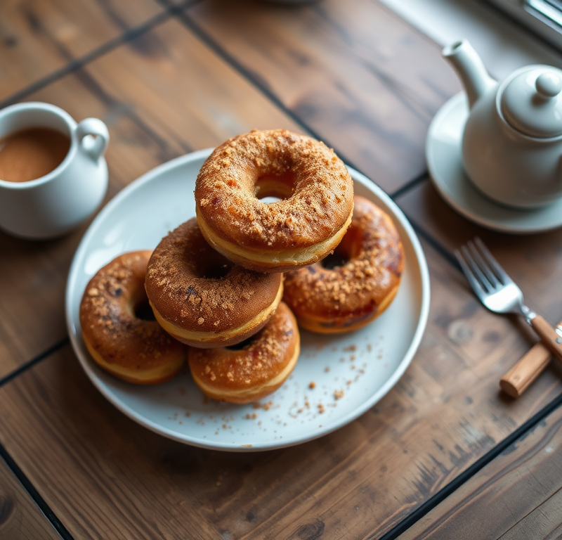 French Toast Doughnuts — Gran Cooks